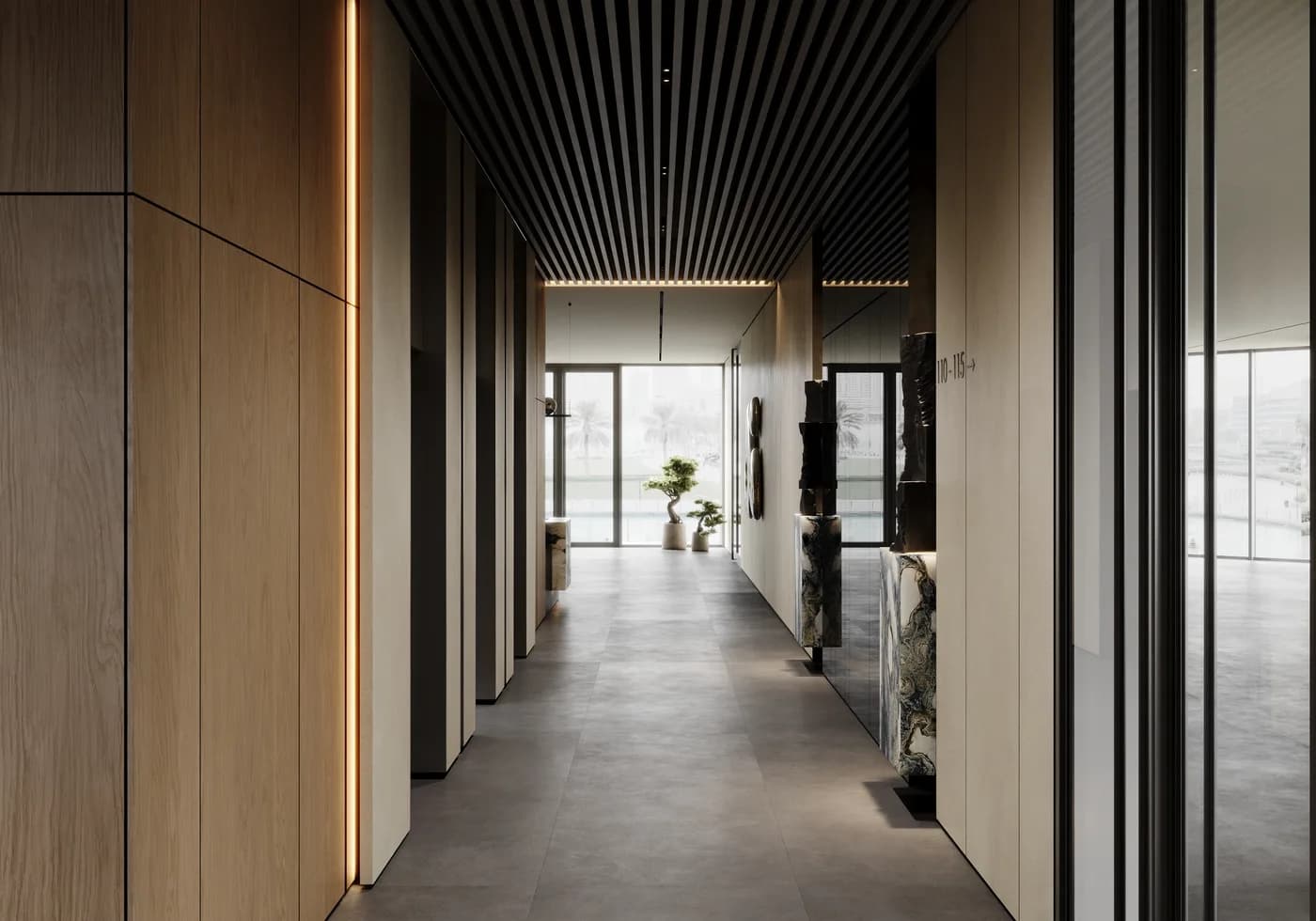 Lift lobby at 24 HC